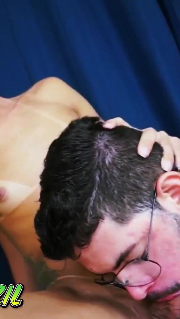 Swallowing and Sitting on the Thick Cock of the Blonde Trans